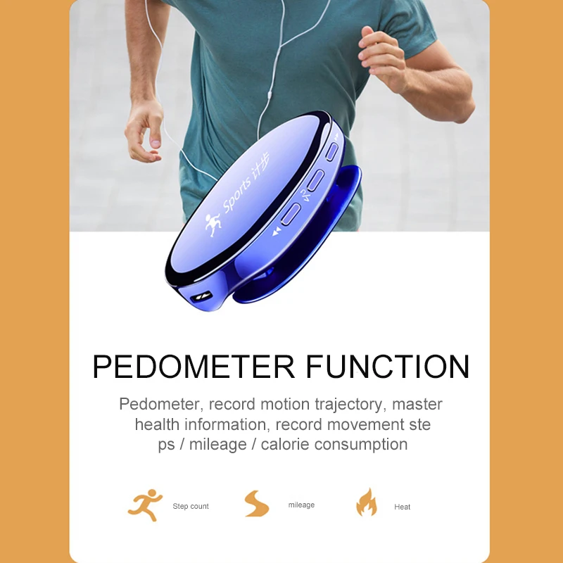 Bluetooth 4,2 MP3-плеер Bluetooth с fm-радио долгое время ожидания без потерь шумоподавление воспроизведение музыки с 8G FM и запись портативный