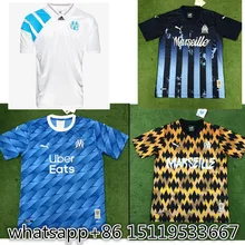 Новинка 19/20 Марсель футбольный Джерси Марсель Майо Пайет гомис Л. Густаво таувин Джерси Марсель футбольные рубашки