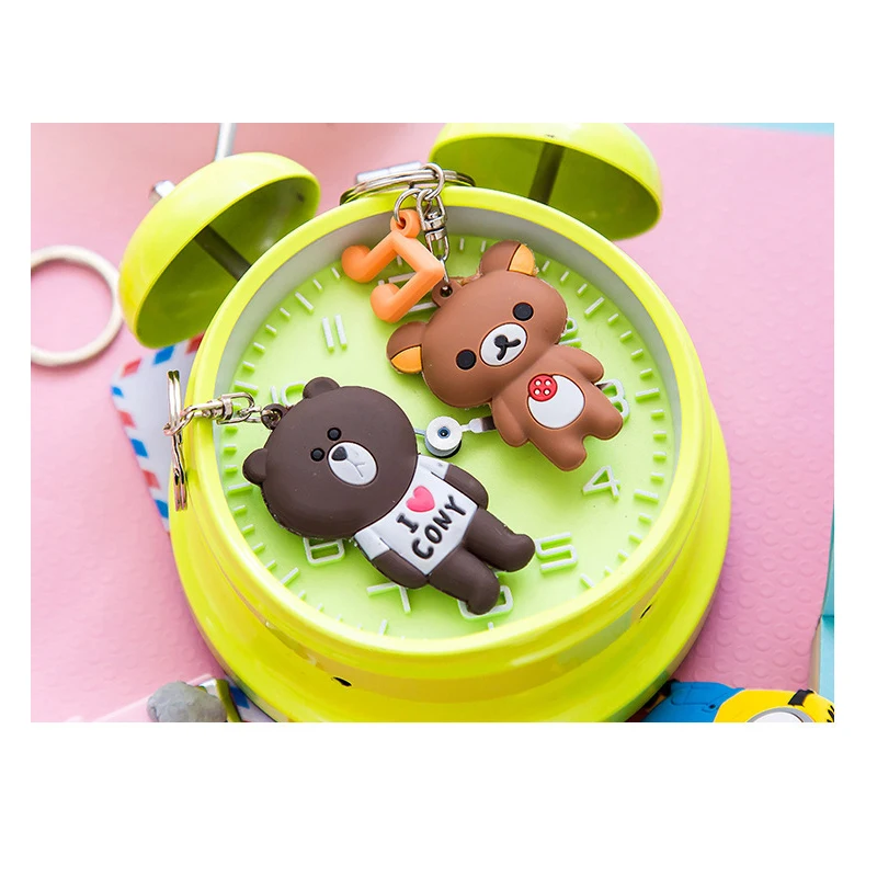 

Girl cute key chain Cartoon Animals bear keychain for women key accessories Bag key pendant key ring wallet chain for girl gift