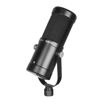 

AQTA WORLD AQ-210 Anchor K Song Recording Condenser Microphone Computer Desktop Recording Studio Singing Microphone