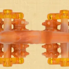 Лунный автомобильный массажер Health space car Ruyi роликовый ручной пластиковый массажер