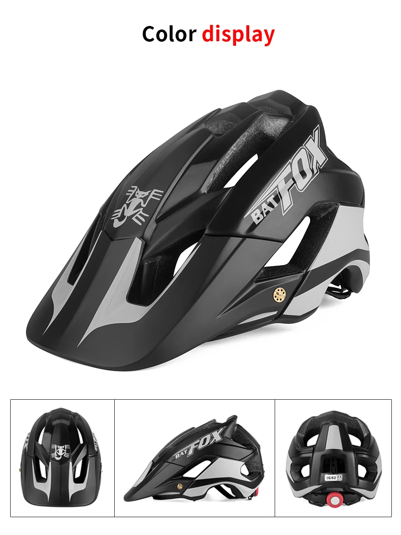 BATFOX 2019 Bicycle Helmet Men Women Road Mountain MTB Helmet Ultralight Integrally-molded Cycling Helmet Casco Ciclismo