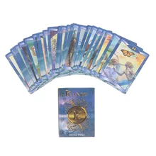 Runes Oracle Card Tarot Family Party Prophecy Divination Board Game Psychic Card Party Board Game Poker Paper 44PCS