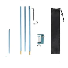 Outdoor Tent Light Bracket Outdoor Camping Lantern Bracket Holder Camping Lights Foldable Outdoor Lamp Holder Aluminum Alloy