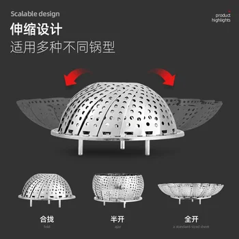 

Cookware Stainless Steel Omelet Pan Hot Pot Grill Stainless Steel Pans Cooking Pot Minute Cooker Cooking Steak Red CVZ400K 4