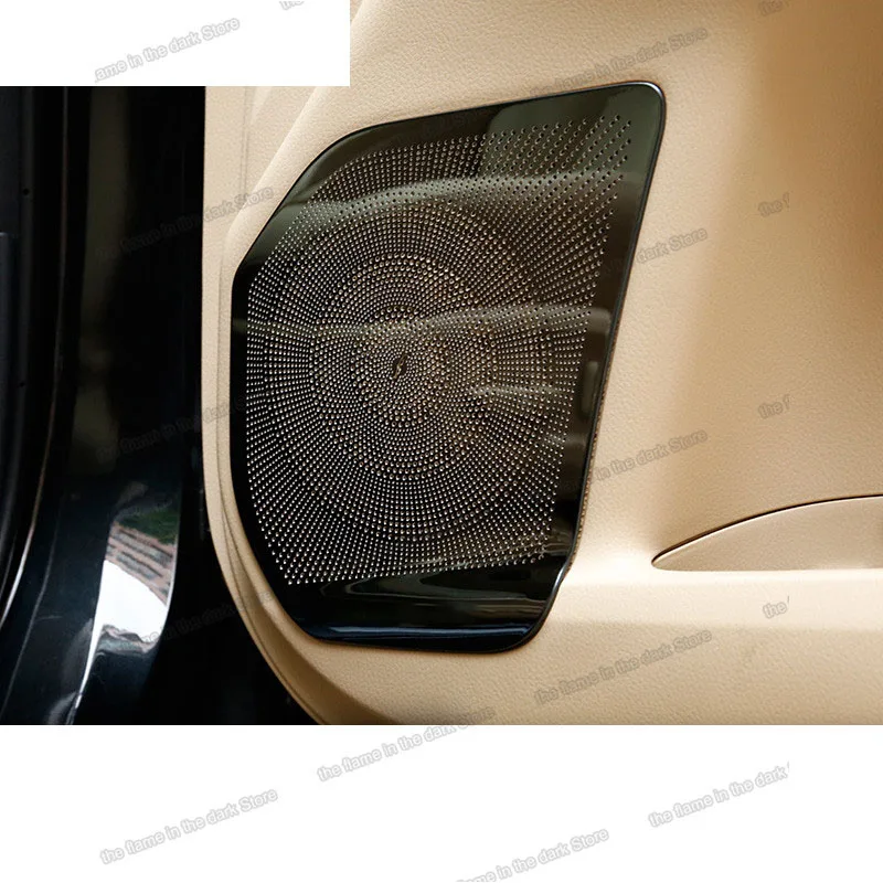 Lsrtw2017 Car Door Sound Trims For Toyota Highlander 2013 2014 2015 2016 2017 2018 2019 