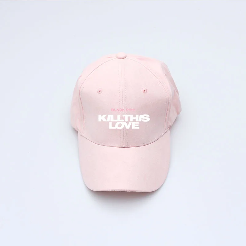 Новые Регулируемые мужские и женские шапки Blackpink Kill This Love одинаковые с принтом модные корейские стильные бейсбольныей козырек кепки унисекс