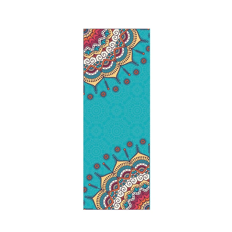 

Yoga Towel,Mat Towel With Smart Corner Pockets And Elastic Loop,Non Slip Hot Yoga Towel For Bikram,Pilate,Fitness 01912