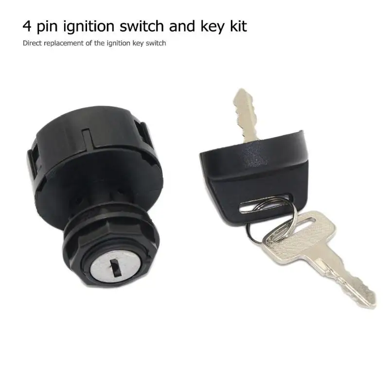 4 Pin Ignition Key Switch with Keys for POLARIS SPORTSMAN 500 2000 2001 ATV