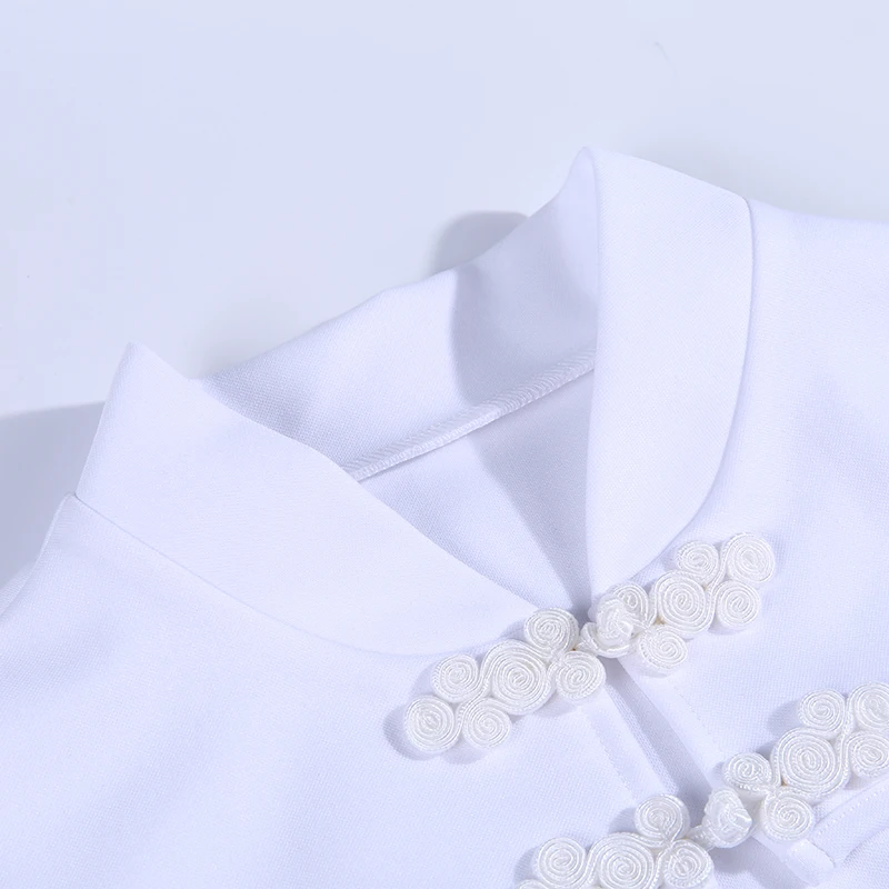 InstaHot/белые открытые футболки в китайском стиле облегающие сексуальные готические панк с длинными рукавами осенние женские винтажный обрезанный Топы