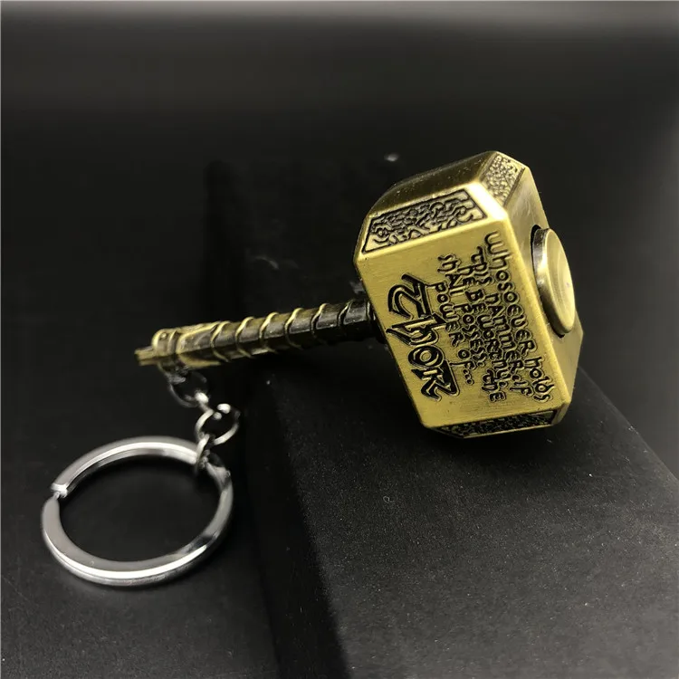 Familysky сплав Thor's Hammer Fingertip гироскоп Непоседа ручной Спиннер Quake Finger Spinner фокус Tri-Spinner анти-уменьшение стресс игрушка