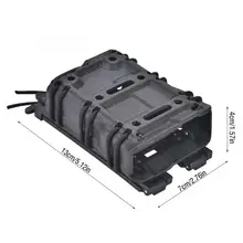 Пластиковый подсумок набор кобура для системы Molle жилет Открытый Охота Кемпинг тактика аксессуары