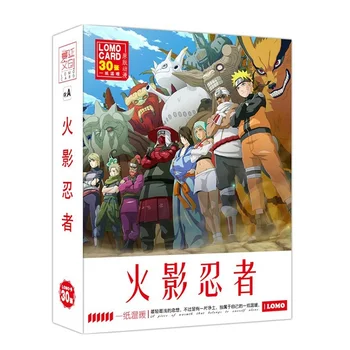 

30 Sheets/Set Japanese Anime Naruto Lomo Card Mini Postcard Greeting Card Christmas Gifts