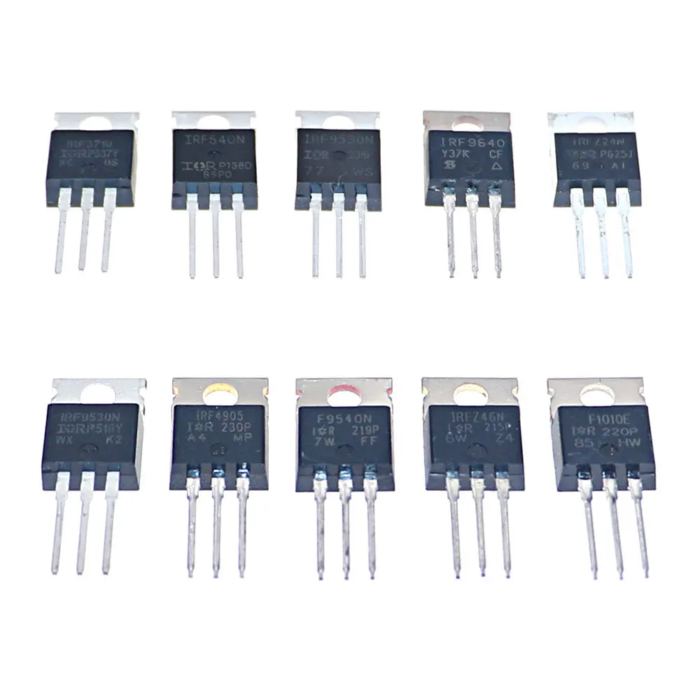 50 / 10  Mosfet Ʈ ŰƮ Ʈ IRF9640 IRFZ24 IRF9630 IRFZ46 IRF540 IRF3710 IRF1010 IRF9530 IRF9540 IRF4905