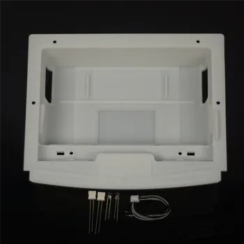 

Unpainted High Roof Body Interiors with Light LED for 1/14 MAN JX F2000 DIY RC Truck Accessories