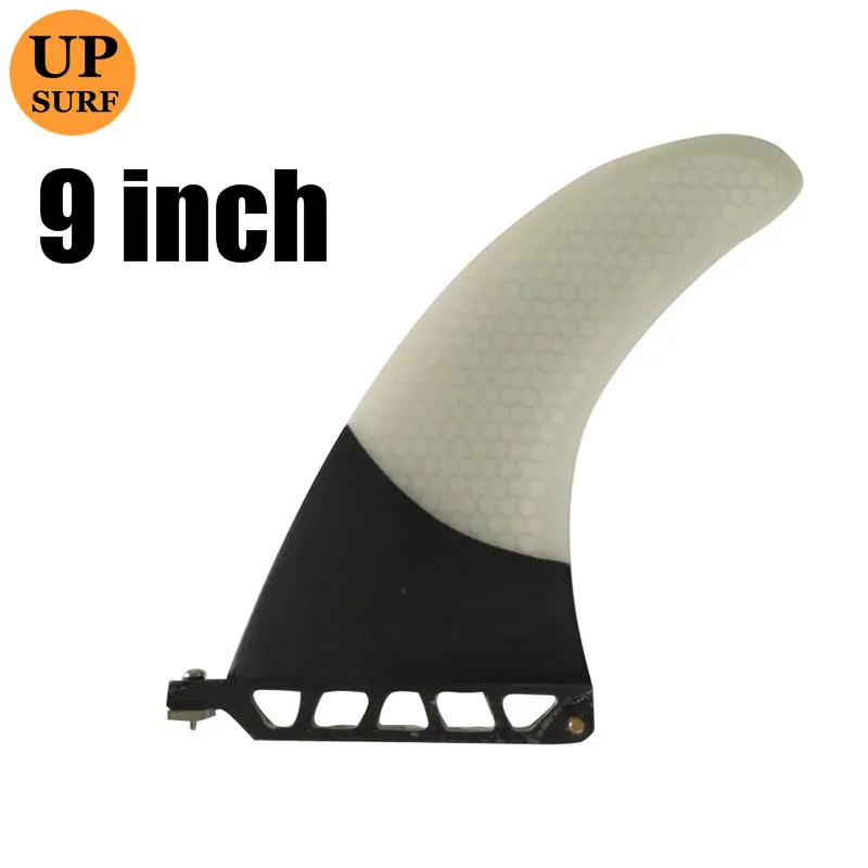 Paddle board Longboard Single Fins Red Surfboard Fin 9"Length Surfboard Center Fins High Sale Fiberglass Fin