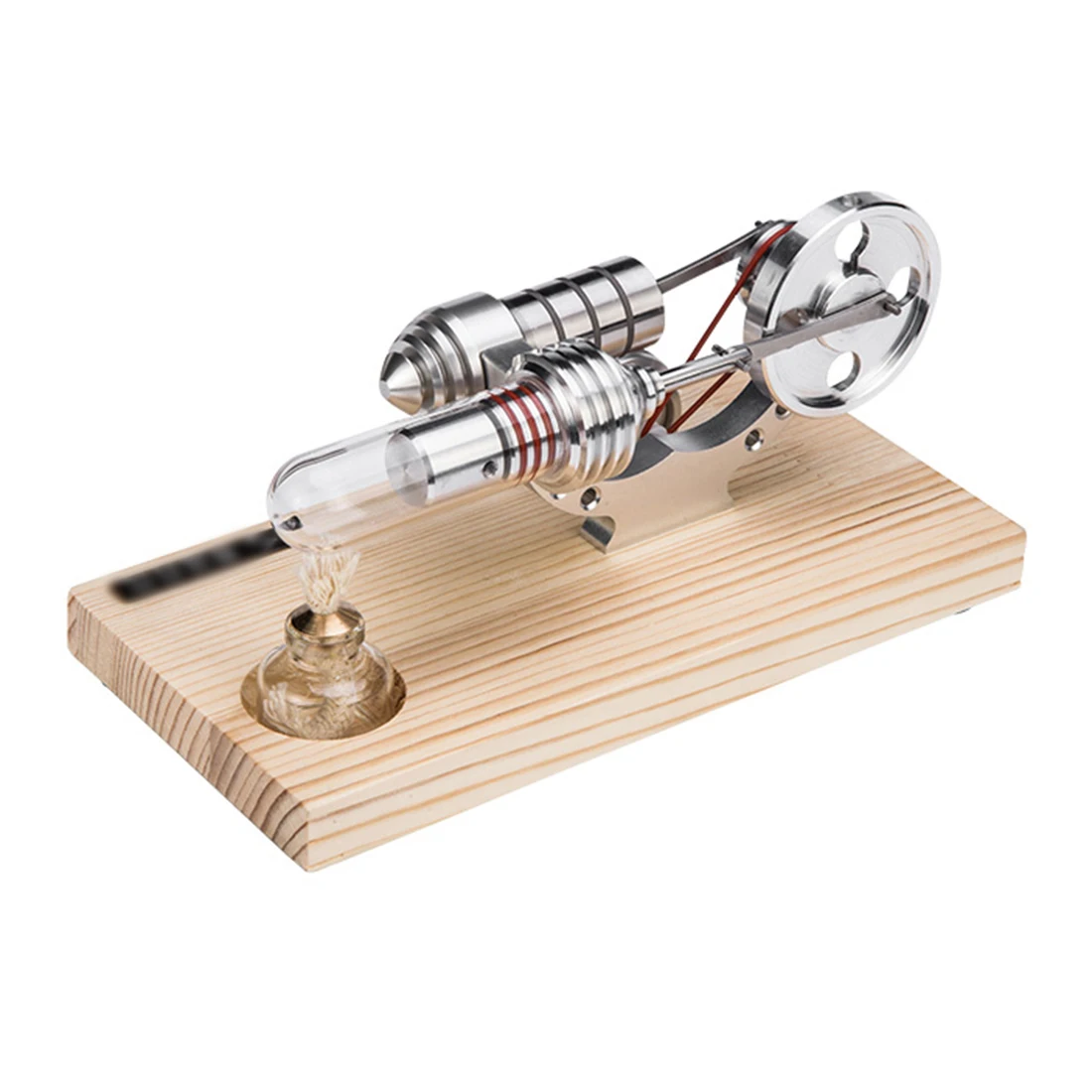 Bootable Stirling Engine Model Micro External Combustion Engine Model
