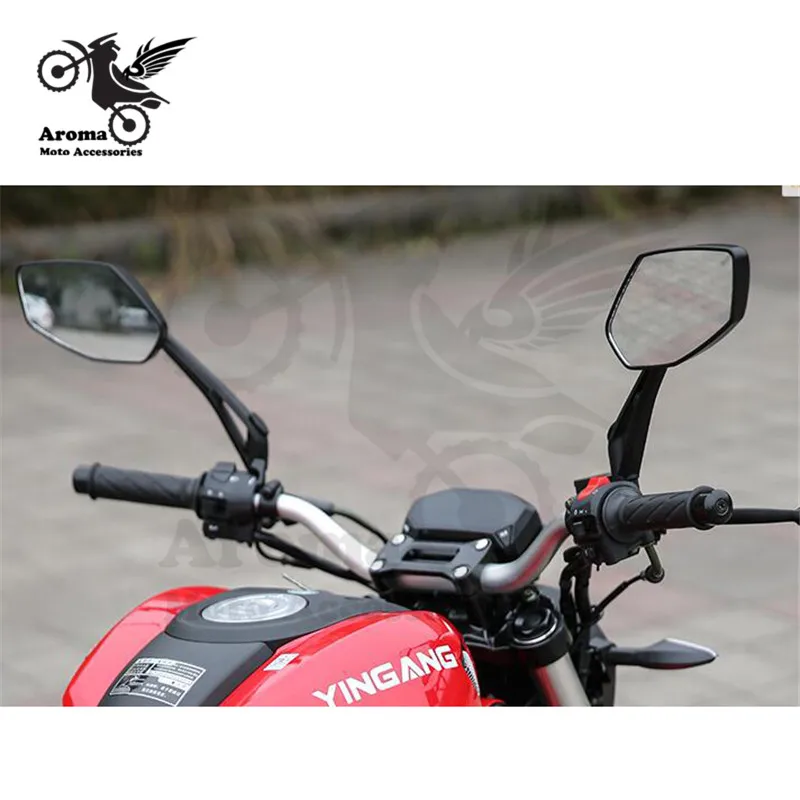 Универсальный 8 мм 10 мм классический мото rbike части мото боковые зеркала для yamaha FZ1N FZ6N FZ8N XJ6N зеркало rcycle заднего вида
