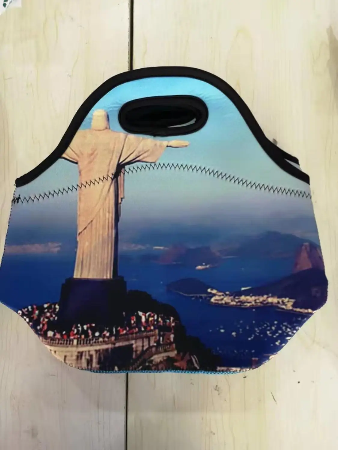 Neoprene picnic bag, thermal lunch bag, insulated cooler bag