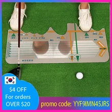 Golf Station Board Swing Trainer Practice Corrective Posture Beginners Batting Calibration Training Golf Accessori