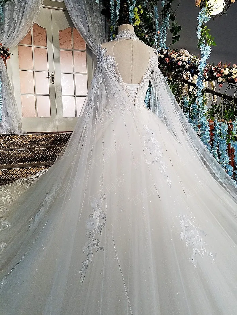 AIJINGYU 2018 Wedding Dresses Indian Gowns Transparent Ball Plus Size Bridals Sale Original Sexy Stores Muslim Wedding Dress