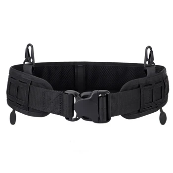 

Tactical Padded Belt MOLLE Battle Outer Belt Adjustable Belt with Mesh Lining for Shooting Airsoft Wargame Paintball Hunting