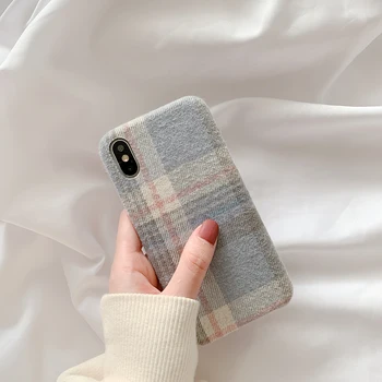 

71892-1 retro grid case for iphone xs max concise back cover