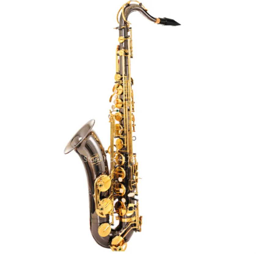 SADSN STS680 Bb Tune Tenor Saxophone Brass Black Nickel Lacquer B Flat