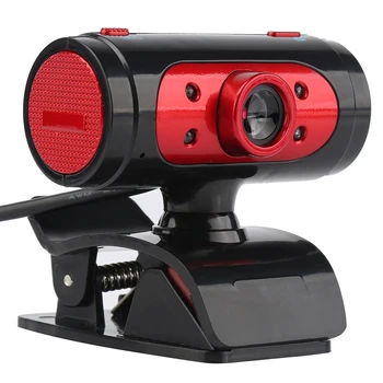 

Computer Camera Usb Microphone HD Webcam with Microphone and LED Fill Light USB Camera for Desktop PC USB Driverless