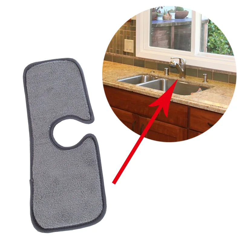 Cute Sink Mat 2-Pack Microfiber Faucet Mats Super Absorbent