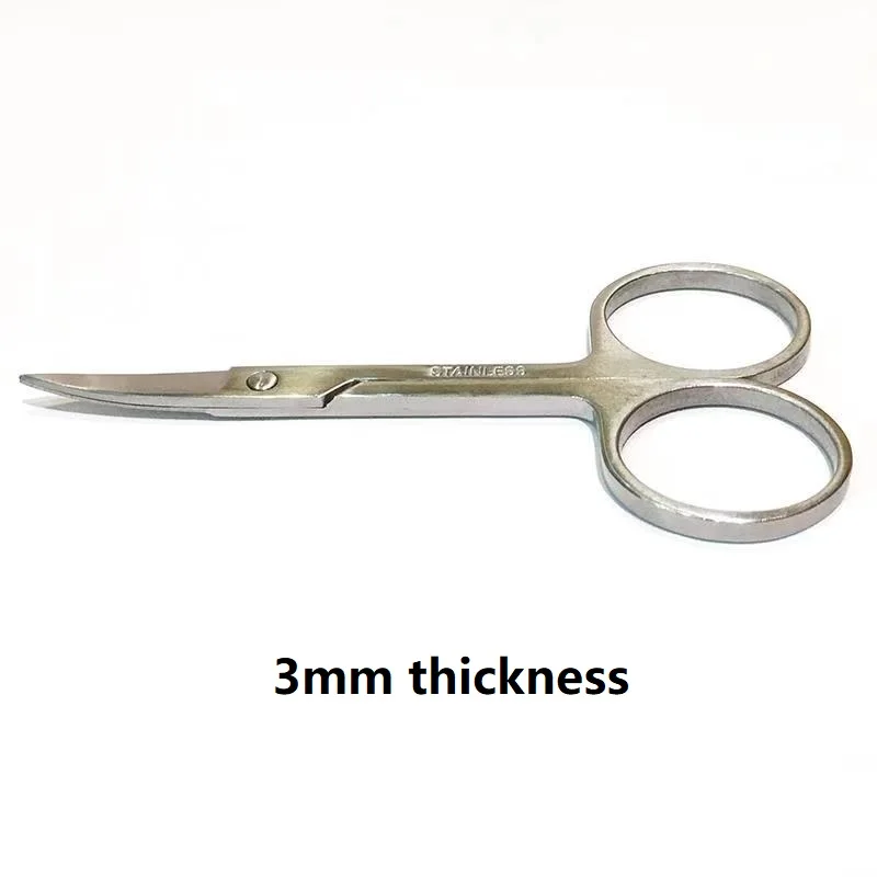 LIZY Stainless Steel Nail Tools Eyebrow Eyelash Nose Hair Scissors Manicure Facial Trimming Tweezer Makeup Beauty Tools 4