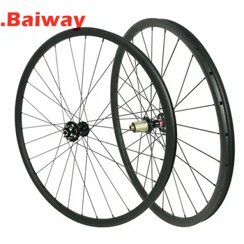 

27.5er mtb bike wheels 27*25mm tubeless carbon disc brake biycle wheelset NOVAtec791/792 boost 148*12/110*15mm carbon wheelset