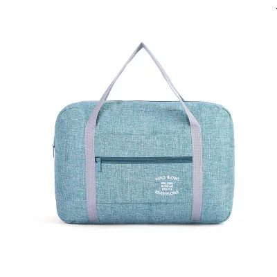 Водонепроницаемая сумка-Органайзер для путешествий Oxford для женщин, портативная Большая вместительная сумка для багажа, сумка для переноски багажа, вещевые сумки для девочек, сумки для выходных - Цвет: Green