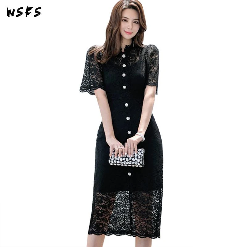 sexy black dinner dress