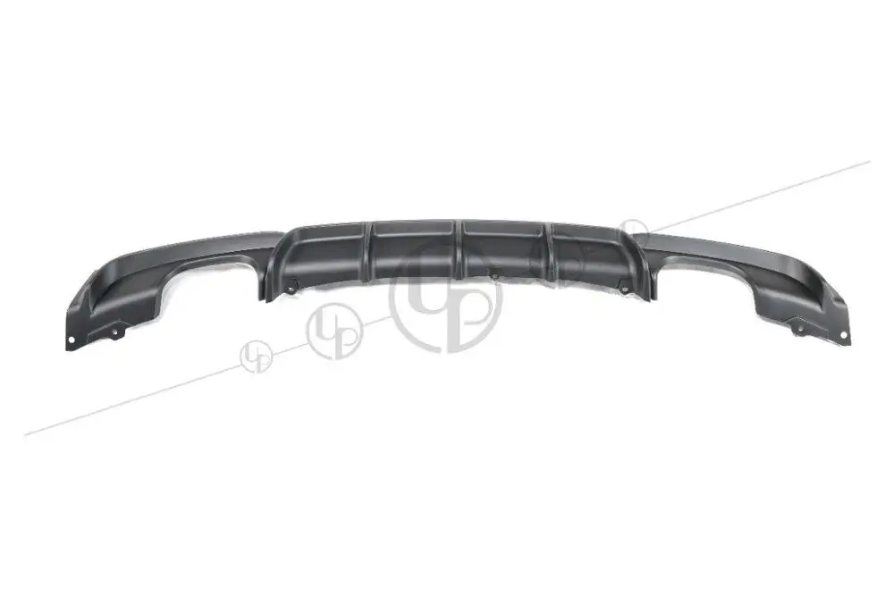 H set 3S F30 F35 MP Стиль передняя губа и задний диффузор для f30 губы F35 MP задняя губа черный 2013-2019y - Цвет: H set