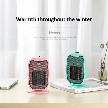 

Electric Upright Heater Mini Portable Plug-in Personal Space Warmer Hot Cold for Indoor Heating house office smart Heater