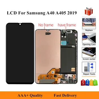 

OLED Replaced LCD Screen For Samsung Galaxy A40 2019 A405 LCD Display Digitizer Assembly For Samsung A40 LCD Replacment Parts