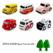 Лидер продаж манипулятор спасательный отряд Приключения деревянный поезд трек Набор гоночный автомобиль игрушки подарки для детей мальчиков LBV