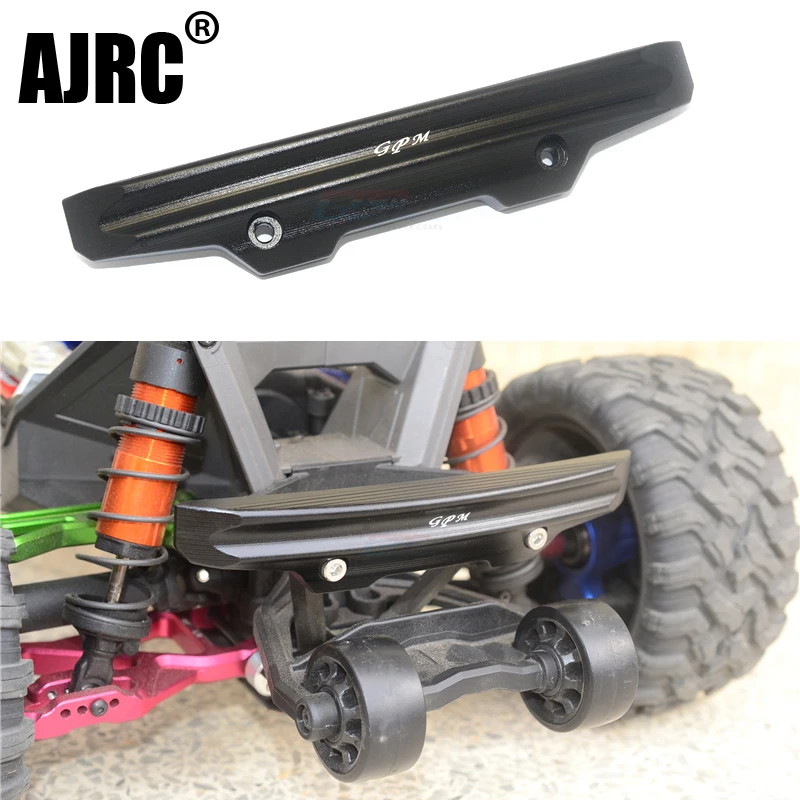 TRAXXAS 1/10 4s MAXX MONSTER TRUCK 89076 4 задний бампер из алюминиевого сплава #8936|Детали и