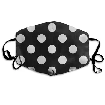 

Fashion Polka Dot Personalized Dust Mouth Mask Reusable Anti-Dust Face Mask Adjustable Earloop Skin Protection