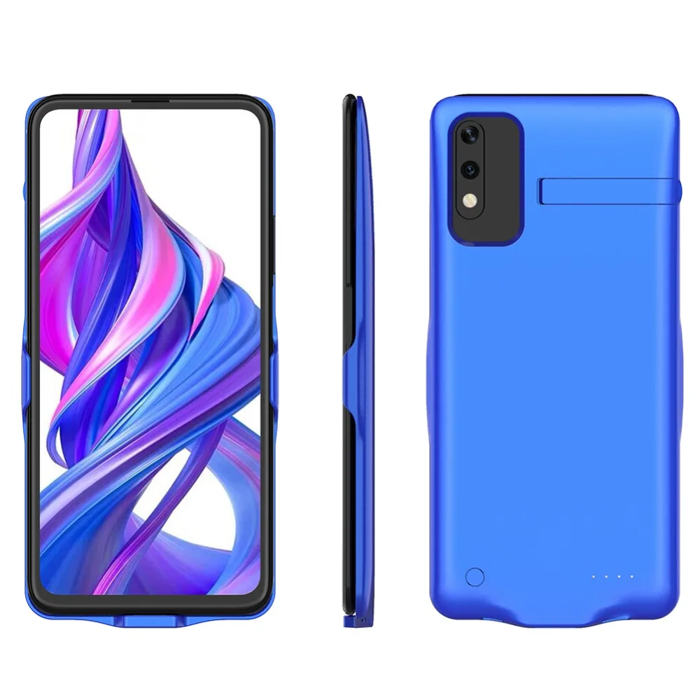 6500 мАч для huawei Honor 9X 9X Pro Чехол для аккумулятора подставка для смартфона зарядное устройство крышка банка питания