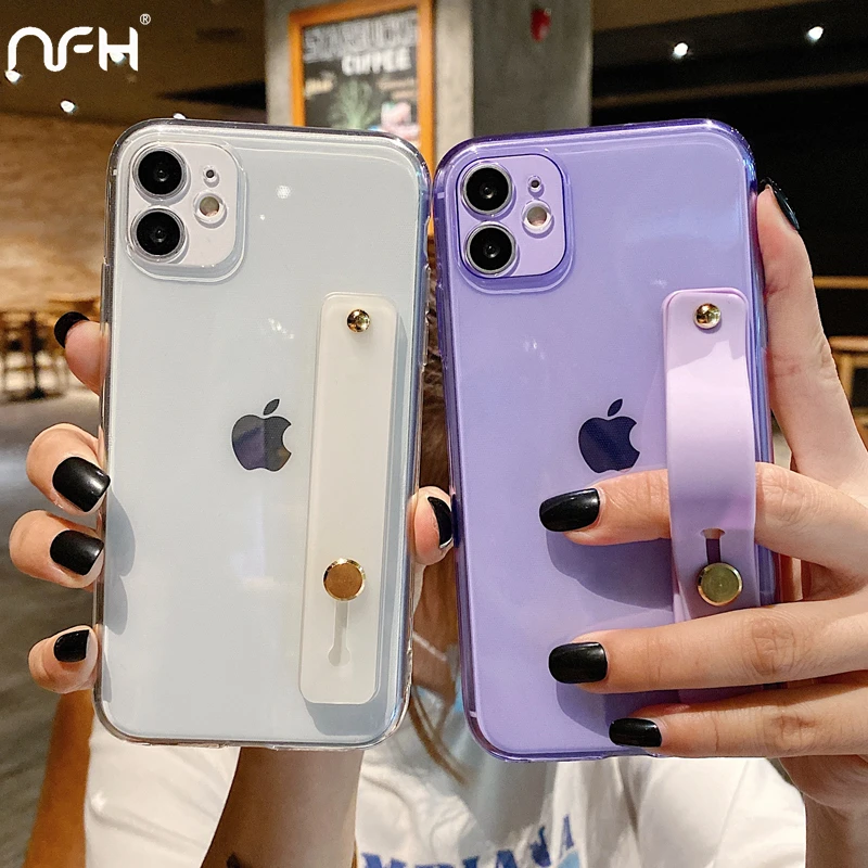 Для iPhone SE2 11 Pro Max Роскошный прозрачный силиконовый чехол для телефона XR Xs мягкий