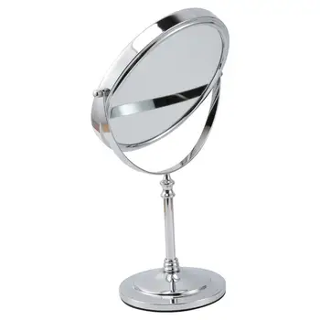 

8 Inch Magnification Circular Makeup Mirror Dual 2 Sided Round Shape Cosmetic Mirror Stand Magnifier Mirror