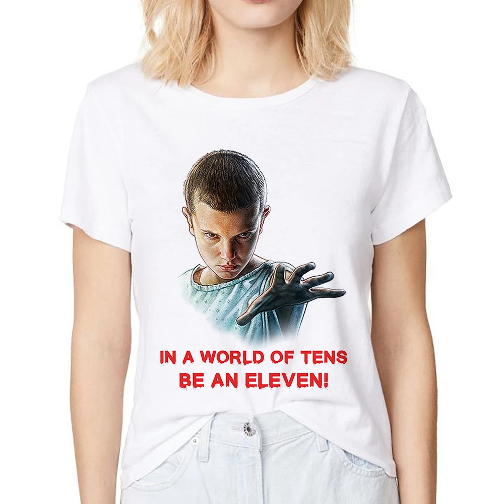 World Full Of Tens Be An Eleven/забавная футболка с перевернутым дном Новая женская белая