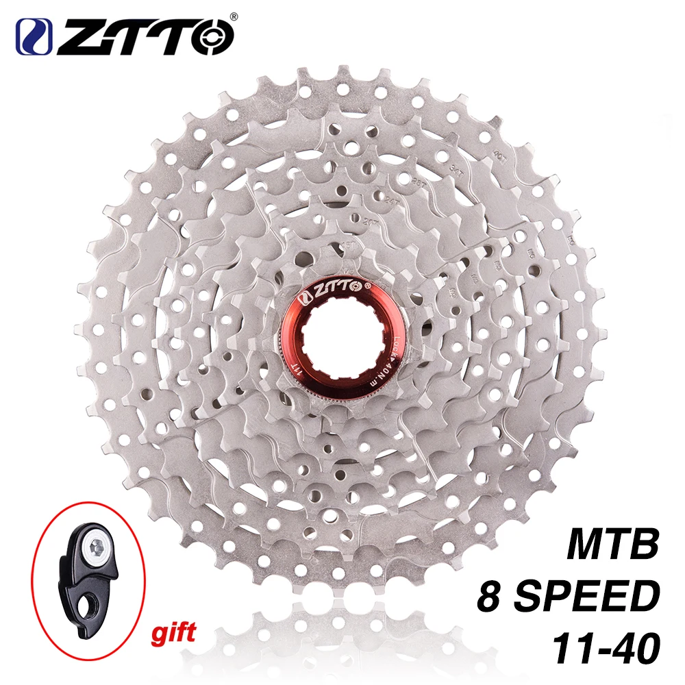 ZTTO MTB 8s 8 geschwindigkeit 40T kassette Breite Verhältnis Freilauf 8v k7 Mountainbike Fahrrad Teile Kassette 11-40T Kompatibel für M410 k7 X4