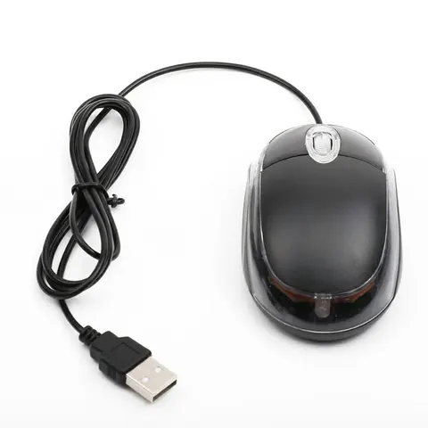 Wired Mouse Portable High Quality USB Office Home Notebook Computer Optical Wheel Gaming Mouse For PC Laptop Dropshipping