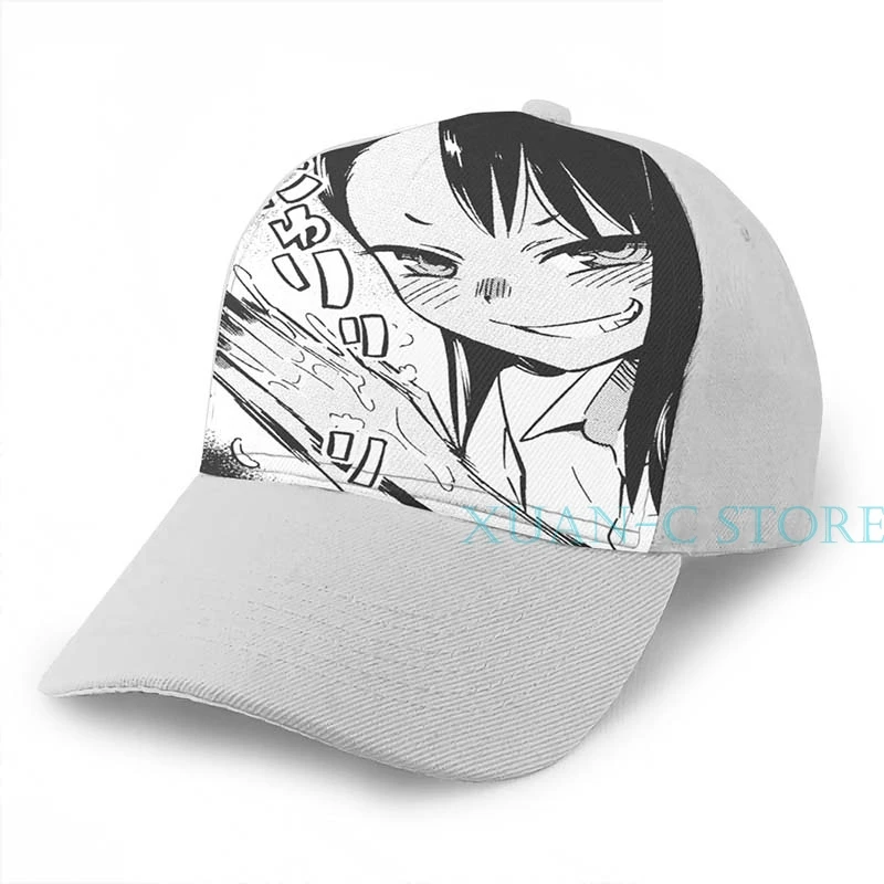 Nagatoro Стиральная руки баскетбольная Кепка для мужчин и женщин мода по всему принту черная шляпа унисекс - Цвет: Gray