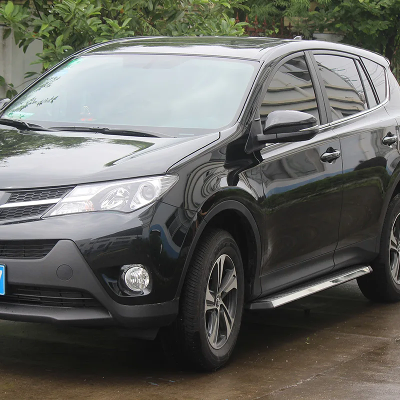 Боковой шаг Беговая доска боковой бар для TOYOTA RAV4 до C-HR HIGHLANDER TUNDRA CREW CAB, высокое качество, сверхмощный