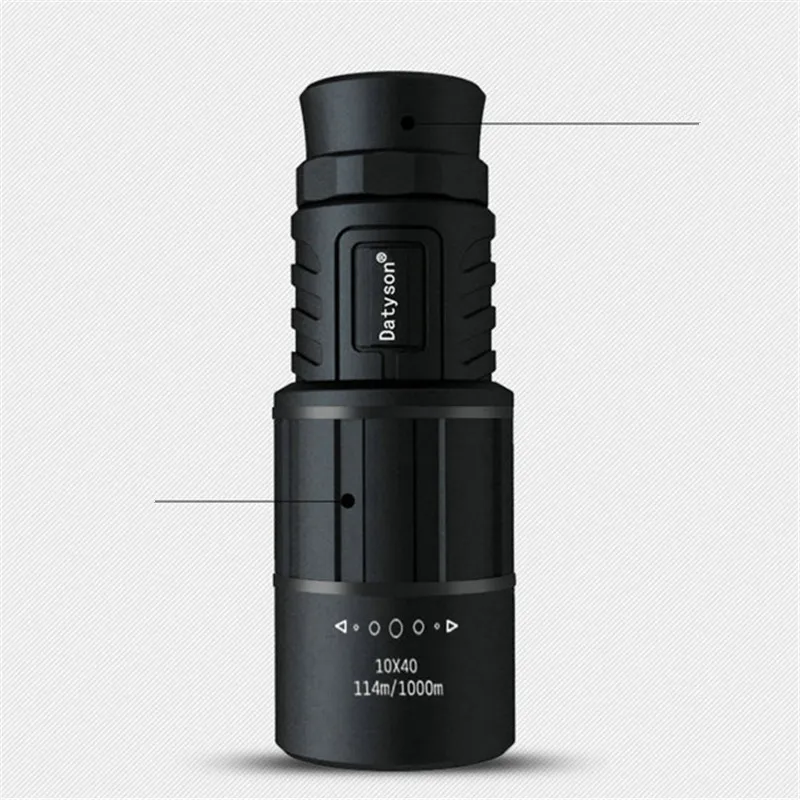 Datyson Black Fox Series 10X40 мобильное фото издание 10X Несколько монокулярных двойной фокусировки HD зеленая пленка D10X40