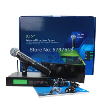

Best Selling SLX4 SLX24/BETA58 SLX24/S'M58 Wireless UHF Microphone Mic System for shure slx4 slx24 wireless microphone